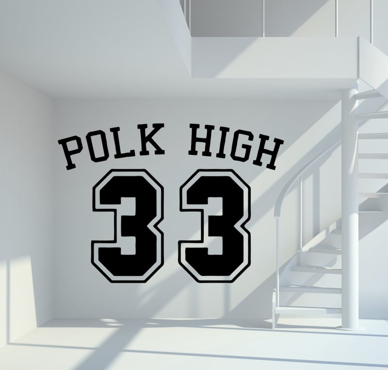 46157 Polk High 33 - Al Bundy Wandtattoo